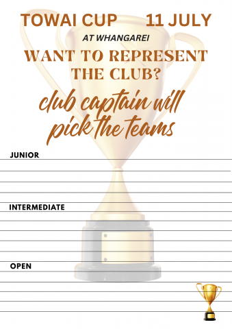 Poster: Towai Cup
