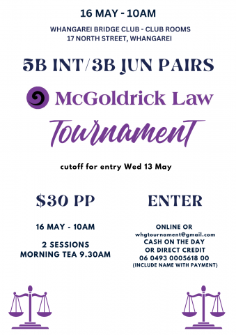 Poster: McGoldrick Law Pairs- 5B Int, 3B Jun